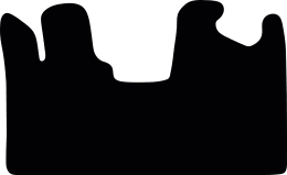 Produktbild: Fußmatte Gummi schwarz, für Wacker Neuson Minibagger ET 42