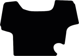 Produktbild: Fußmatte Velours schwarz, für Case IH Traktor Farmall 85 A, 95 A, 105 A, 115 A; ab Bj. 12.18