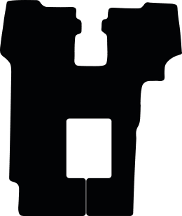 Produktbild: Fußmatte Velours schwarz, für Fendt Traktor 926 Vario, Bj. 96 – 02