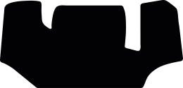 Produktbild: Fußmatte Velours schwarz, für Massey Ferguson Traktor MF 5400, MF 6400, MF 7400; Bj. 07 – 11