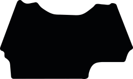 Produktbild: Fußmatte Gummi schwarz, für Same Traktor Explorer II 90, Bj. 89 – 99