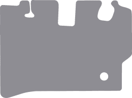 Produktbild: Fußmatte Gummi hellgrau, für Takeuchi Kettenbagger TB 2150 R, ab Bj. 20