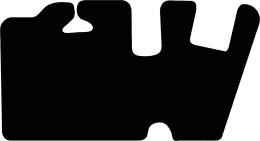 Produktbild: Fußmatte Velours schwarz, für Takeuchi Minibagger TB 225, ab Bj. 20