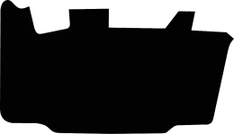 Produktbild: Fußmatte Velours schwarz, für Eurocomach Minibagger 1,8 t, ab Bj. 06