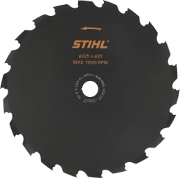 Produktbild: STIHL Sägeblatt WoodCut 225 mm Bohrung 20 mm, High-Performance, für Motorsense FS 200, 300, 400, 500