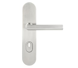 Produktbild: casafino Sicherheitsbeschlag E251 SB Langschild, Drücker/Drücker, mit Zylinderabdeckung, ES1/EN2 (RC2)