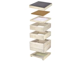 Produktbild: 12er Dadant US Holzbeute I aus Massivholz Imkereibedarf 510 x 482 mm