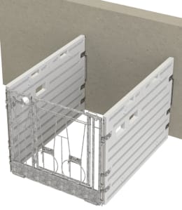 Produktbild: KERBL Kälberbox modular Einzelbucht wandständig, Liegefläche pro Bucht 160 x 115 cm, 14627