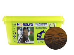 Produktbild: DERBY® Horslyx Respiratory schmackhafte Leckmasse mit Eukalyptus- und Pfefferminzöl für Pferde