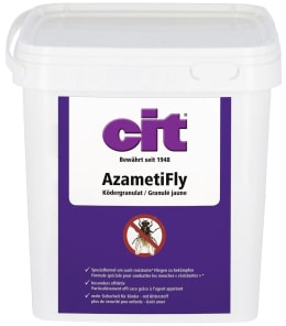 Produktbild: cit® Insektengranulat AzametiFly 2.000 g für die Bekämpfung von Pyrethroid-resistenten Fliegen