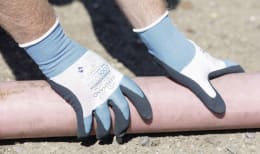 Lifestyle: Keron Handschuhe Thinkgreen Barehand Cool Polyester-Feinstrick, nitrilbeschichtet