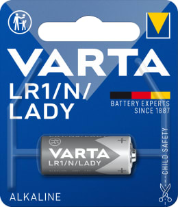Produktbild: VARTA Batterie Alkaline Special LR1, N, Lady 1,5 V/850 mAh, 1 St. Blister