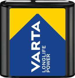 Produktbild: VARTA Batterie Alkaline Longlife Power Flachbatterie, 3LR12 4,5 V/6.100 mAh, 1 St. Blister