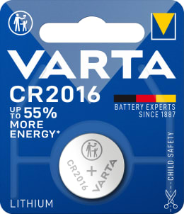 Produktbild: VARTA Batterie Lithium Coin, CR2016 3 V/90 mAh, 1 St. Blister
