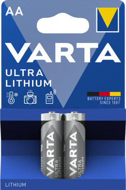 Produktbild: VARTA Lithium Ultra Batterien AA/AAA, 2 Stück in Blisterverpackung