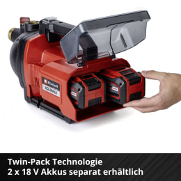 Produktbild: EINHELL Power X-Change Akku-Gartenpumpe AQUINNA 36/30