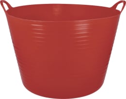 Produktbild: KERBL Aufbewahrungs- und Transportbehälter FlexBag 42 l, rot, Kunststoff, mit zwei Griffen, 323538