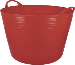Produktbild: KERBL Aufbewahrungs- und Transportbehälter FlexBag 42 l, rot, Kunststoff, mit zwei Griffen, 323538