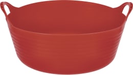 Produktbild: KERBL Aufbewahrungs- und Transportbehälter FlexBag 15 l, rot, Kunststoff, mit zwei Griffen, 3210247