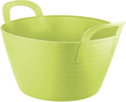 Produktbild: KERBL Aufbewahrungs- und Transportbehälter FlexBag 12 l, grün, Kunststoff, mit zwei Griffen, 323530