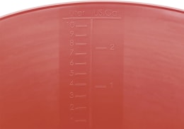 Produktbild: KERBL Aufbewahrungs- und Transportbehälter FlexBag 12 l, rot, Kunststoff, mit zwei Griffen, 323532
