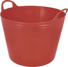 Produktbild: KERBL Aufbewahrungs- und Transportbehälter FlexBag 28 l, rot, Kunststoff, mit zwei Griffen, 323535