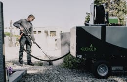 Lifestyle: KECKEX Unkrautvernichtungsgerät Komex Jespi für Unkrautbeseitigung, Kaugummi-Entfernung und schonende Reinigung