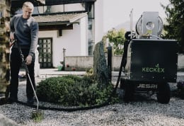 Lifestyle: KECKEX Unkrautvernichtungsgerät Komex Jespi für Unkrautbeseitigung, Kaugummi-Entfernung und schonende Reinigung