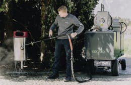 Lifestyle: KECKEX Unkrautvernichtungsgerät Komex Jespi für Unkrautbeseitigung, Kaugummi-Entfernung und schonende Reinigung