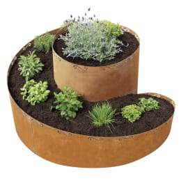 Produktbild: bellissa Kräuterspirale Corten braun Füllmenge Erde 900 l