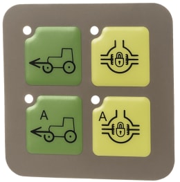Detailbild: Aufkleber Folientastatur Komfortmodul Allrad, für Fendt Vario Bedienkonsole COM 1, 2, 3