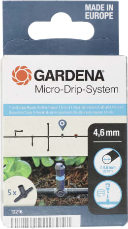 Produktbild: GARDENA Micro-Drip-System T-Stück für Sprühdüsen 4,6 mm (3/16) Bewässerung