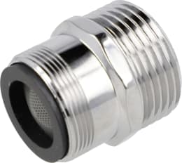 Produktbild: GARDENA Perlstrahl-Gewindeadapter Gewinde G 3/4 AG, M 24 x 1 AG für Wasserhahn mit Sprudelstrahl 18209-20