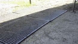 Produktbild: Kraiburg Ringloch-Gummimatte Lomax 175 x 110 x 2,4 cm