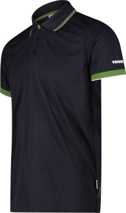 Produktbild: Fendt Poloshirt Herren schwarz, grün