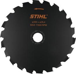 Produktbild: STIHL Sägeblatt WoodCut 200 mm Bohrung 25,4 mm, High-Performance, für Motorsens FS 80, 90, 100, FSA 100