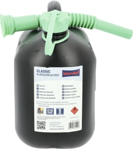 Produktbild: KUNZER Benzinkanister Classic 5 l HDPE, mit Auslaufrohr