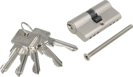 Produktbild: ABUS Profilzylinder E30NP 30/30 Doppelzylinder, Türzylinder, PZ-Schloss 6-Stift-Zylinder mit 5 Schlüsseln