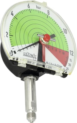 Produktbild: Rau Quantometer 0 bis 12 bar, flüssigdüngerfest, für Feldspritze