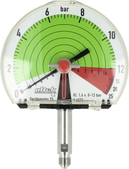 Produktbild: Rau Quantometer 0 bis 12 bar, flüssigdüngerfest, für Feldspritze