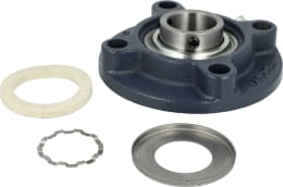 Produktbild: Rau Flanschlager UCFC 207 35 mm, 4-Loch, für Doppelrotor, Packer Grubber