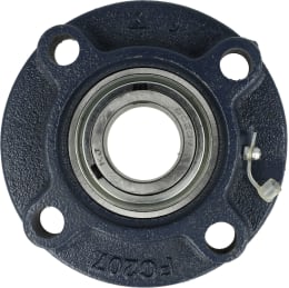 Produktbild: Rau Flanschlager UCFC 207 35 mm, 4-Loch, für Doppelrotor, Packer Grubber