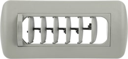 Produktbild: Fendt Belüftungsdüse rechteckig, 46,6 x 122 mm, für Kabinenbelüftung/Heizung Traktor Farmer, Favorit