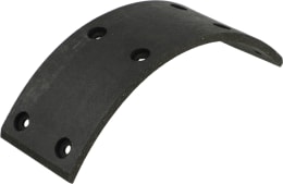Produktbild: Fendt Bremsbelag 172 x 50 x 4,5 mm, Ø 180 mm, 8 Bohrungen, für Fußbremse Traktor Farmer 2