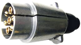 Produktbild: TRAILER POOL Stecker 12 V, 7-polig, Schraubanschluss, Metall