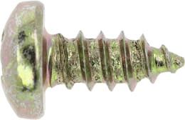 Produktbild: Fendt Blechschraube DIN 7981 4,2 x 9,5 mm, Stahl, verzinkt gelb (A3L), Linsensenkkopf, mit Spitze
