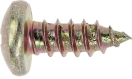 Produktbild: Fendt Blechschraube DIN 7981 4,8 x 13 mm, Stahl, verzinkt gelb (A3L), Linsensenkkopf, mit Spitze