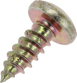 Produktbild: Fendt Blechschraube DIN 7981 4,8 x 13 mm, Stahl, verzinkt gelb (A3L), Linsensenkkopf, mit Spitze