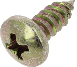Produktbild: Fendt Blechschraube DIN 7981 4,8 x 13 mm, Stahl, verzinkt gelb (A3L), Linsensenkkopf, mit Spitze