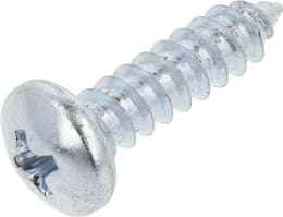 Produktbild: Fendt Blechschraube DIN 7981 4,8 x 19 mm, Stahl, verzinkt, Linsensenkkopf, mit Spitze